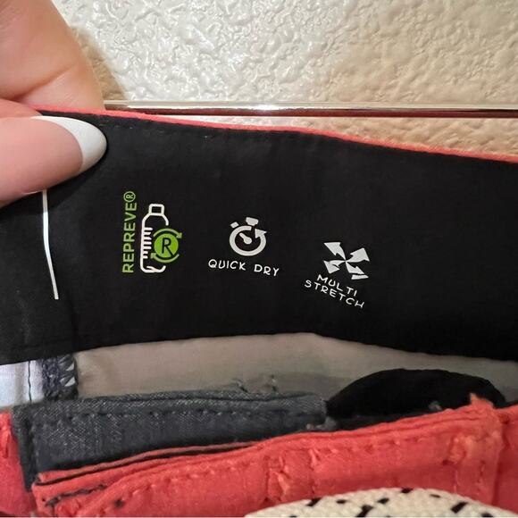 Salty Crew orange striped board swim shorts 38 men’s - Picture 6 of 10